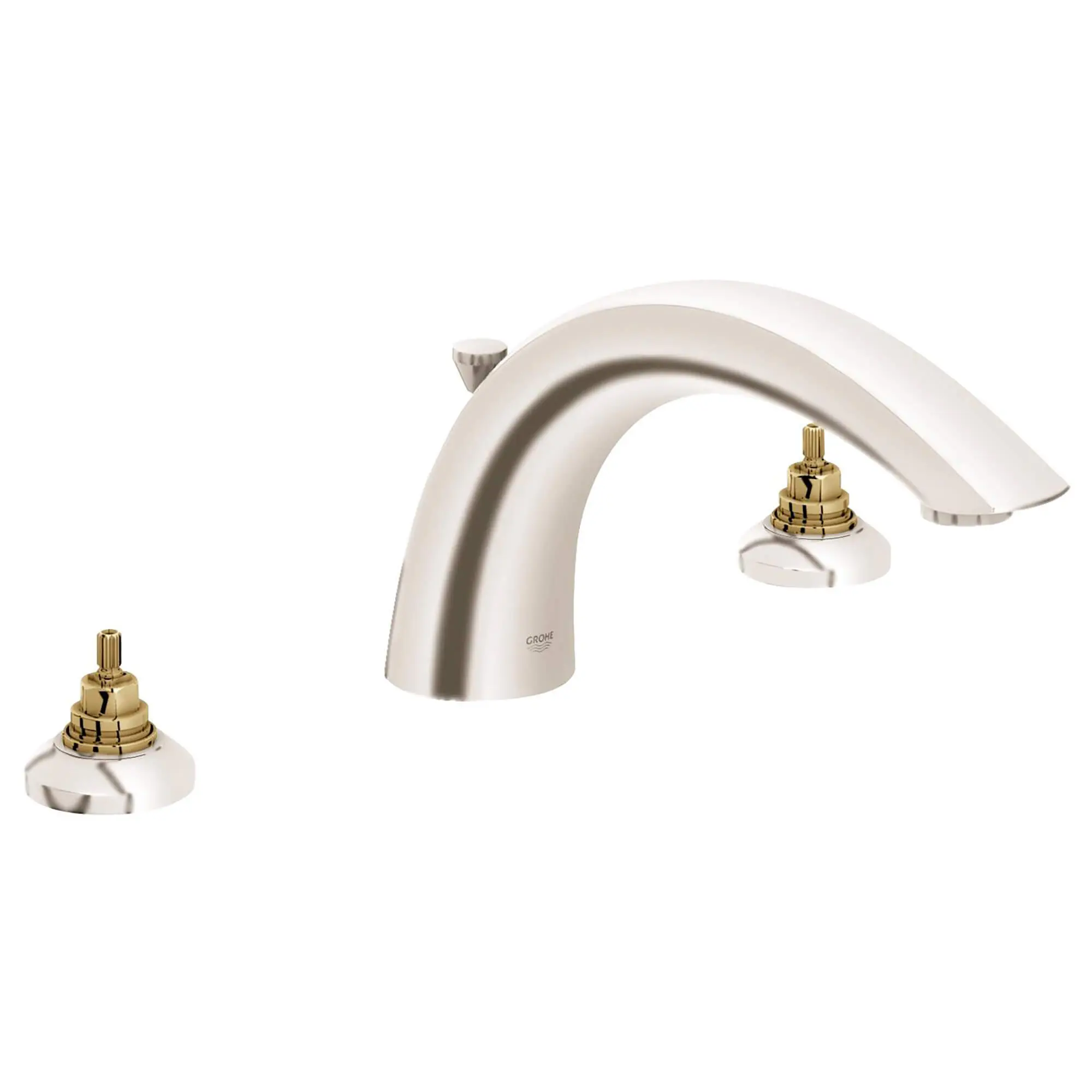 3-Hole 2-Handle Deck Mount Roman Tub Faucet